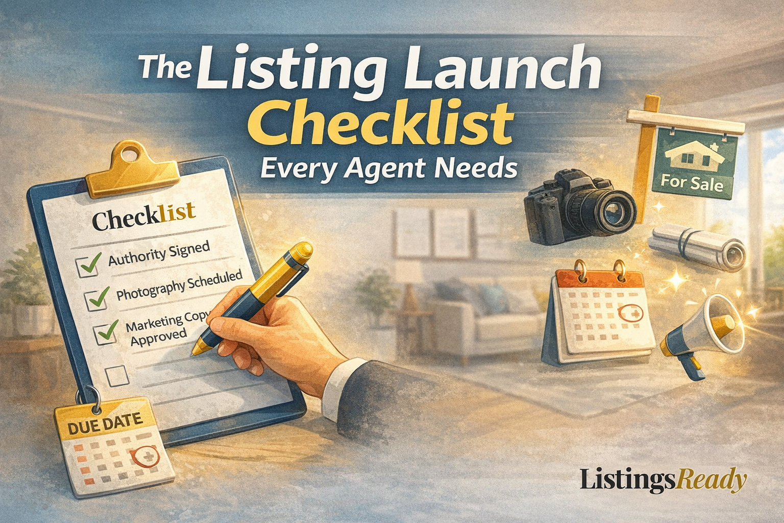 The Listing Launch Checklist Every Agent Needs