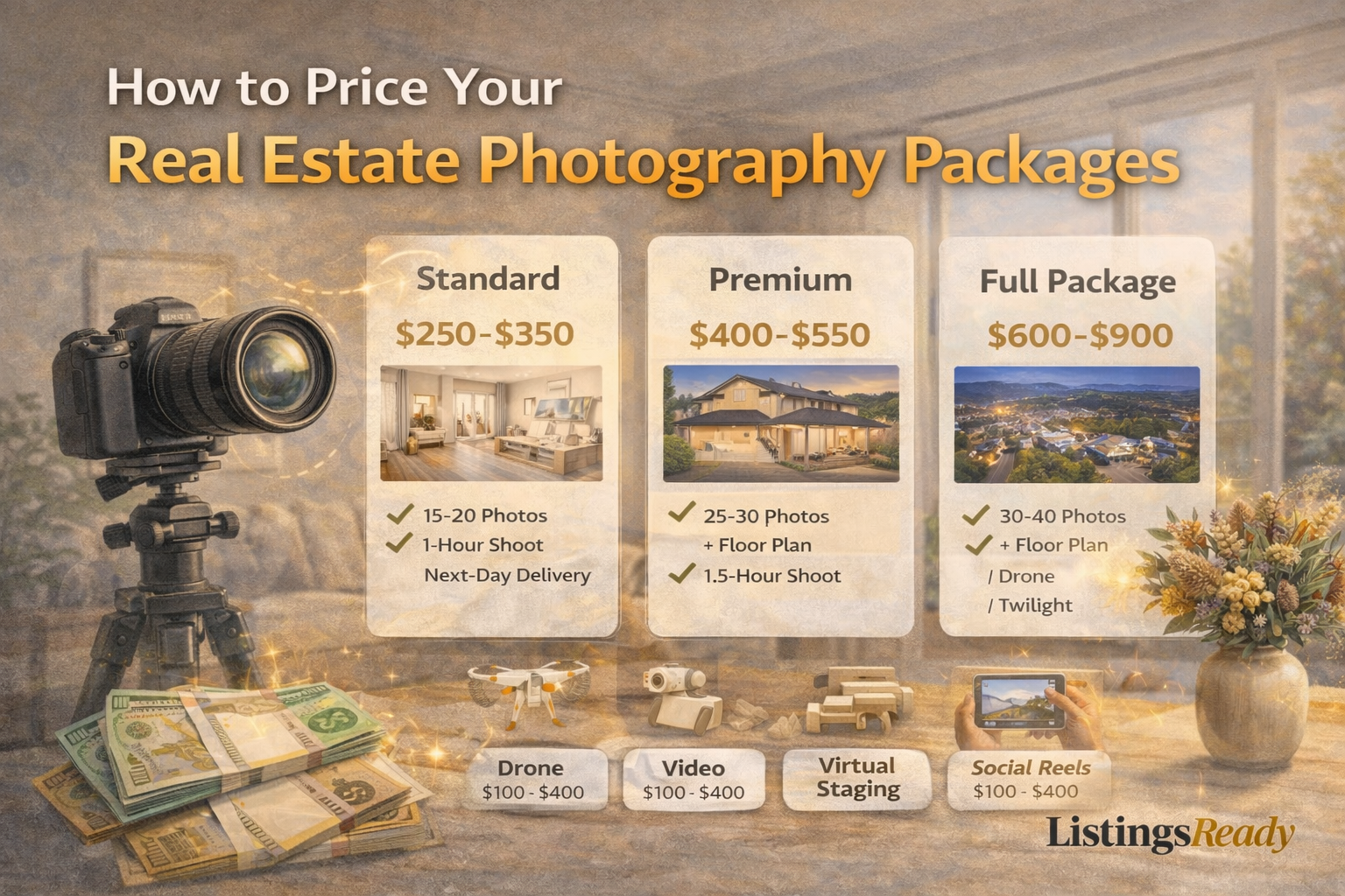 How to Price Your Real Estate Photography Packages